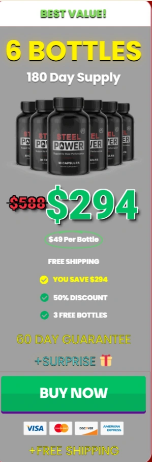 Steel Power - 6 Bottle